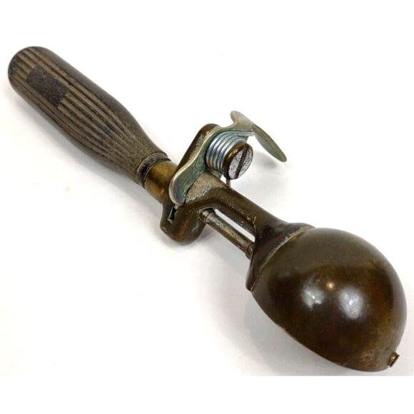 Vintage Hamilton Beach Model 60-B Ice Cream Scoop Black Handle Stainless Spring - Picture 5 of 9